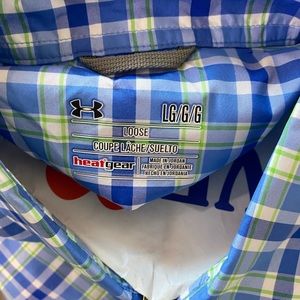 Men’s under amour button down shirt